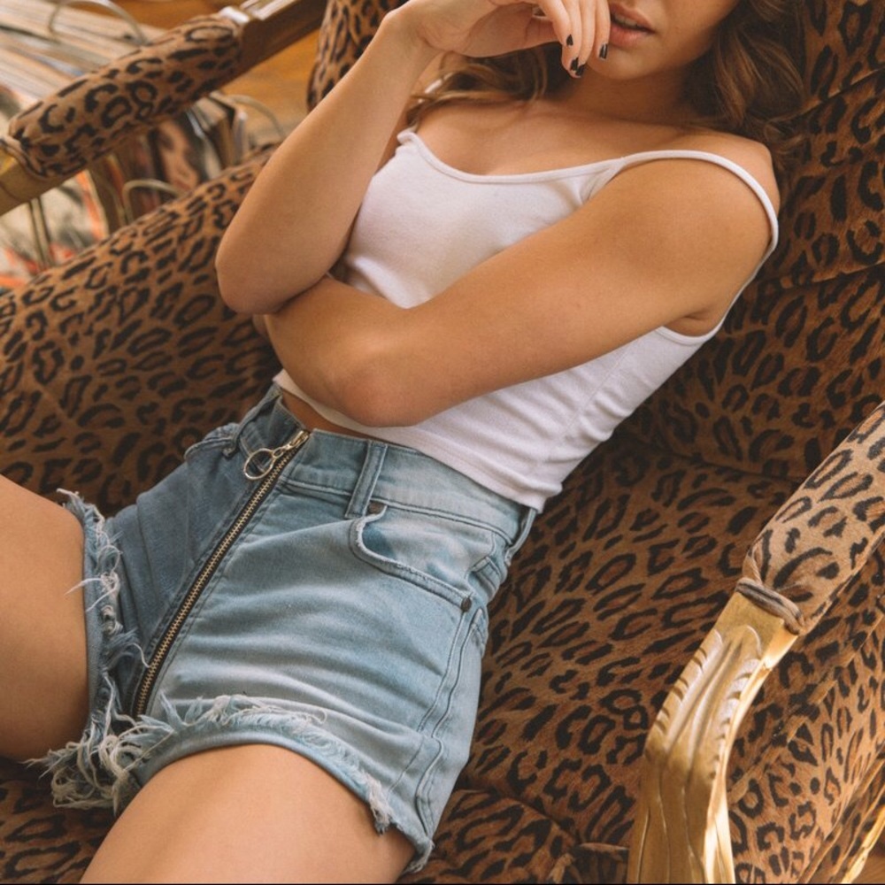 Ziggy Cropped Revice Denim Shorts